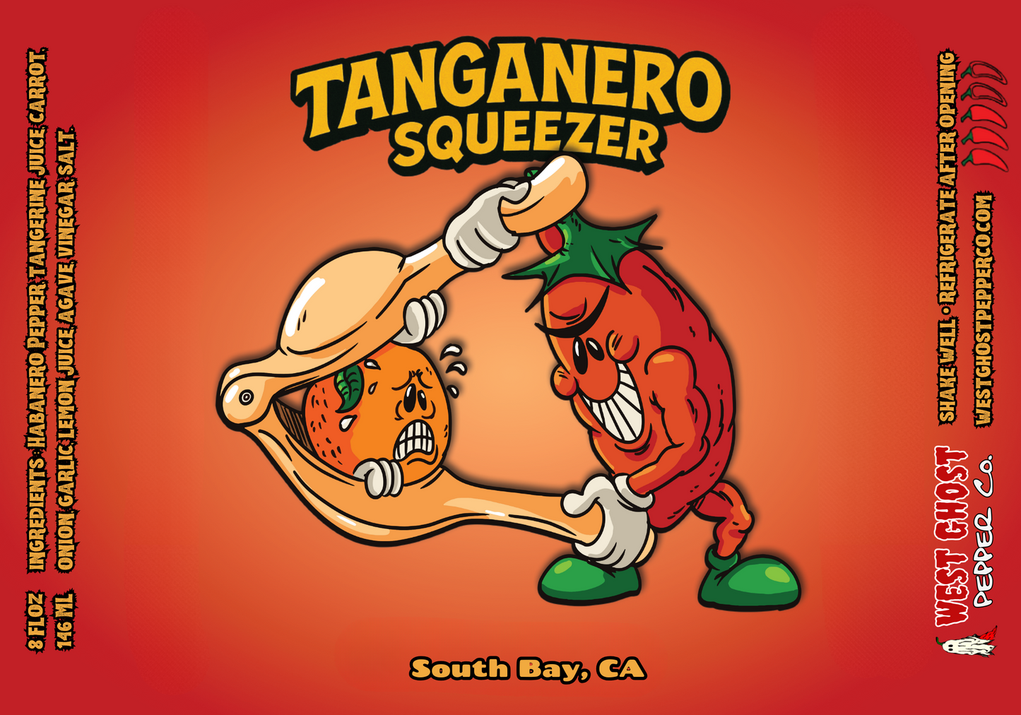 Tanganero Squeezer - Habanero & Tangerine Hot Sauce